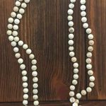 White Stone Bead Necklace Photo 0