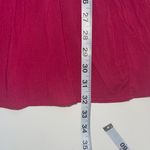 Torrid Hot Pink Rayon Slub High Neck Tiered Ruffle Tank Top Photo 9