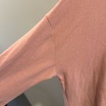 Z Supply  Large Mauve Blush Soft Spun Skimmer Cowl Neck Sweater Photo 3