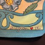 Brighton  A Winter’s Love colorful graphic Canvas travel vacation Tote,Large NWOT Photo 10
