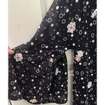 Siren‎ Lily Dress, PM Midnight Navy white floral sheer bell sleeves Size undefined Photo 3