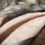 Vintage 90s Rayon Floral Blouse Jacket Neutral Autumn Button Front Long Sleeve Green Size 4 Photo 7