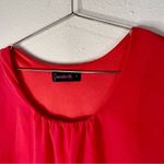 Annabelle Sheer Coral Top Dress Work to Weekend Effortless Elegance Size Small Photo 4