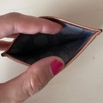 Aimee Kestenberg Aimme Kestenberg genuine leather metallic bronze cardholder Photo 3