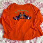 Women’s Halloween orange witch long sleeve tee Size 2X Photo 0