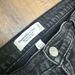 Abercrombie & Fitch  Ankle Straight Ultra High Rise Curve Love Black 31 12 Photo 2