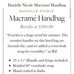 Danielle Nicole  Macrame crossbody Black Photo 2