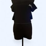 Rave City Vintage Y2K Black mini skirt with butterflies Size medium Photo 5