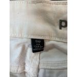 Gap  Premium Flare Jeans Women 1 White Low‎ Rise Stretch Country Concert STAINS Photo 4