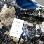 Betsy and Adam . Layla Halter Top Foil Print Gown. Photo 8