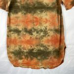 Soft Surroundings  Tie dye dress Orange Green Boho Photo 2