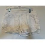Lilly Pulitzer for Target Women’s White Eyelet Layered Cotton Shorts Size Medium Photo 4