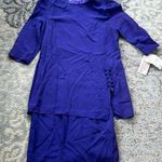 Vintage Tina Barrie Blazer Dress Royal Blue 15/16 Photo 0