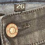 Carmar Black Wax Coat Denim Skinny Jeans Sz 26 Black Photo 11