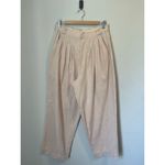 Free People NWT Women's 100% Cotton Balloon Pleated Pants sz. 6 Pale Pink Photo 1