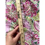 Vera Bradley  Pink & Green Pinwheel Pink Drawstring Pajama Shorts Size Large Photo 4