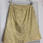 8/10 Vintage handmade yellow silk tie apron skirt Photo 1