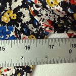 Veronica Beard  Mini Dress Sz 8 Colorful Minna Floral V Neck Ruffled Ruched Silk Photo 9