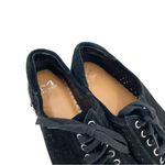 Marc Fisher  LTD Mandal Espadrille Sneaker Black Suede Shoe Photo 5