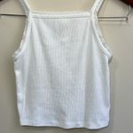 American Eagle  Women’s Daily Fave Cropped Lace Trim Cami Size Small Photo 1