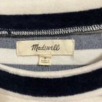 Madewell  Velour Navy Striped Tee Dress Womens‎ Size Small Photo 2