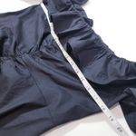 Tularosa  Black Ruffle Zuri Mini Dress Off Shoulder Long Sleeves Photo 6