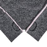 PINK Victoria's Secret Seamless Crop Top Long Sleeve Thumbhole Gym Workout S Purple Photo 2