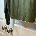 ASVIVID Women Olive Green Waffle Knit Long Sleeve Raglan Top Casual Comfort 2X # Size XXL Photo 6