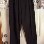Just My Size Black Wide-Leg Sweatpants Photo 0