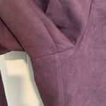 EUC Vintage Birch‎ Hill women’s dark purple faux suede casual pants size 10 Photo 2