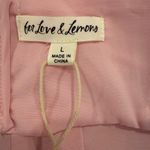 For Love & Lemons Mira Corset Cherry Blossom Corset Crop Top Pink Size M NWT Photo 3