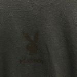 Playboy Vintage 90s Bunny Logo Navy Monochrome Unisex Sweatshirt Large L Y2K Photo 1