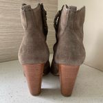 Joie  Suede Ankle Bootie Taupe 7.5 US Photo 7