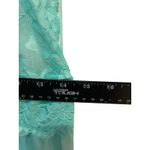 Women's Aqua Lace Sheer Babydoll Slip Chemise Lingerie Plus Size XXL Sexy Blue Photo 2