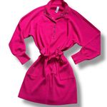 Anthropologie  Daily Practice Pink Belted Oversized Sweater Dress Small Photo 3