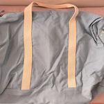 NWOT ( tag not provided) known supply duffle weekender in denim organic cotton Blue Photo 4