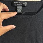 Cable & Gauge  Black Sleeveless Boxy Tank Top Photo 2