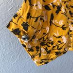 Maeve by Anthropologie Yellow Top, Medium Floral Blouse Photo 8