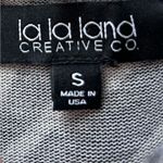 LA LA LAND CREATIVE CO Nordstrom Gray Zebra Print Hoodie Cropped Size Small NEW Photo 4