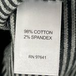 J.Jill Gray Double Front Pockets Striped Cuffs Shoulder Button Accents Dress XS Photo 3