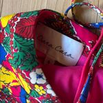 Cara Cara Red and Blue Floral Maxi Dress Size 6 Photo 3