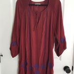World Market Bohemian Red Maxi Dress size L XL Size L Photo 0