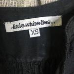 Little white lies bathing suit coverup dress black mesh XS High low Photo 3