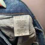 Judy Blue Skinny Fit Medium Wash Red Plaid Distressed Jeans Women's size 14W Photo 7