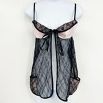 Victoria's Secret Whimsigoth Dark Coquette Lace Babydoll Teddy Lingerie Dress 34B Photo 0