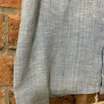 Wrangler Vintage 1980’s Blue linen button up shirt Photo 5