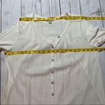 Lucky Brand Ivory Blouse Size M Photo 9