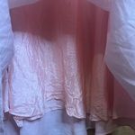 CHAPS Ralph Lauren Linen Maxi Skirt Lined Rose Pink Girly Flowy Summer Feminine Photo 2