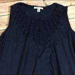 Sophie Max  Womens Tank Top Size XS Germaine‎ Trapeze Navy Blue Swing NEW Photo 9