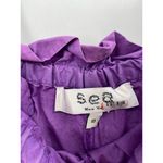 SEA New York Honey Purple Zelda Sleeveless Square Neck Wide Leg Dip Dye Jumpsuit Size 10 Photo 6